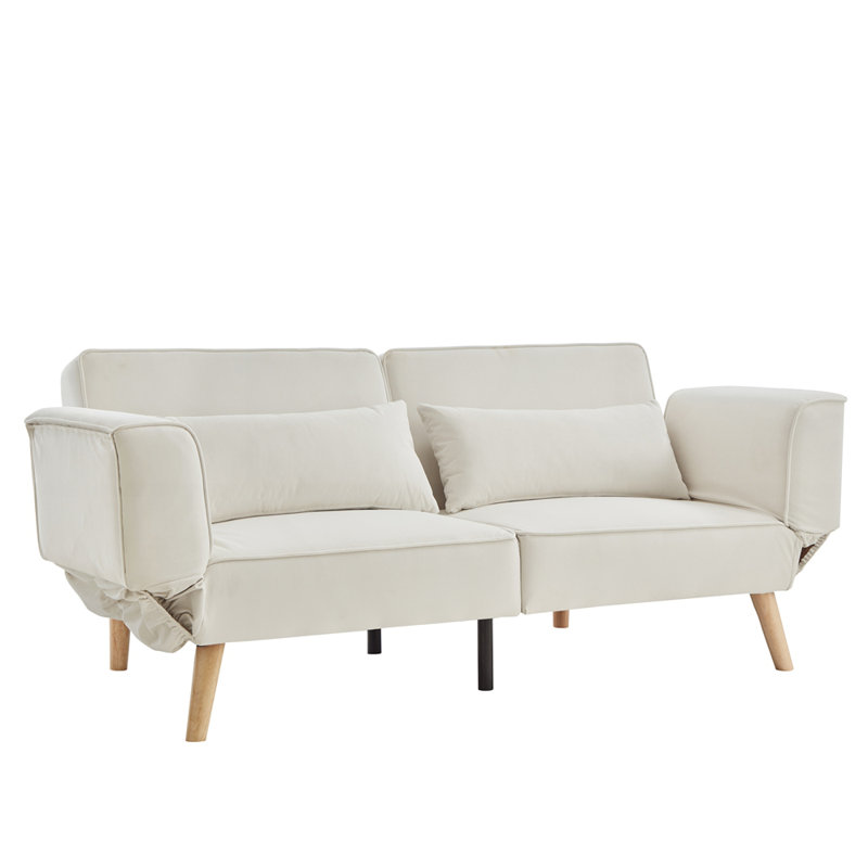 Canapé-lit 72,8 po, Beige