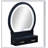 3Pc Vanity Table And Stool Set With LED-Lit Mirror, Spacious Storage, And Matching Cushioned Stool For Elegant Home Decor-1950326425