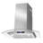 Cosmo 30 in. Vista Collection Ducted Wall Mount Range Hood, Touch Controls, LED Lights, Permanent Filters, Stainless Steel 668A Series 