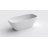 Forma 67'' Freestanding Tub Solid Surface Freestanding Soaking Bathtub-106894589