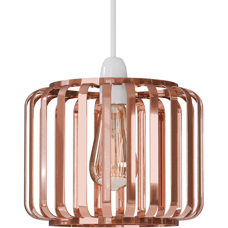 18cm H Novelty Lamp Shade in Rose Gold