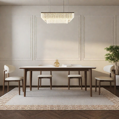 Table et chaise modernes de qualité simple