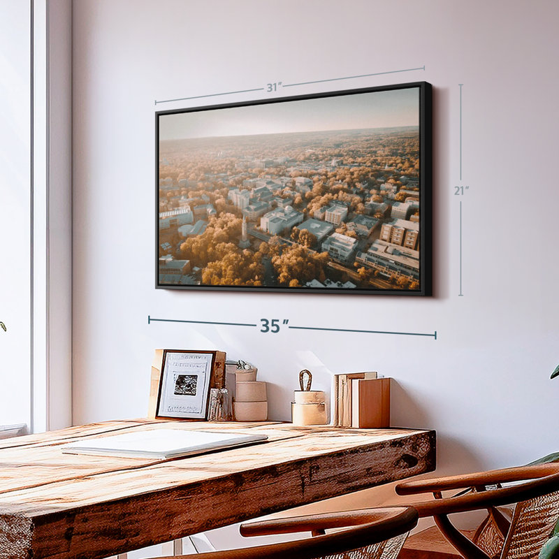 Impression sur toile UNC Campus, H 21 po x l 31 po