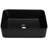 19"X15" Black Ceramic Rectangular Vessel Bathroom Sink-124005763