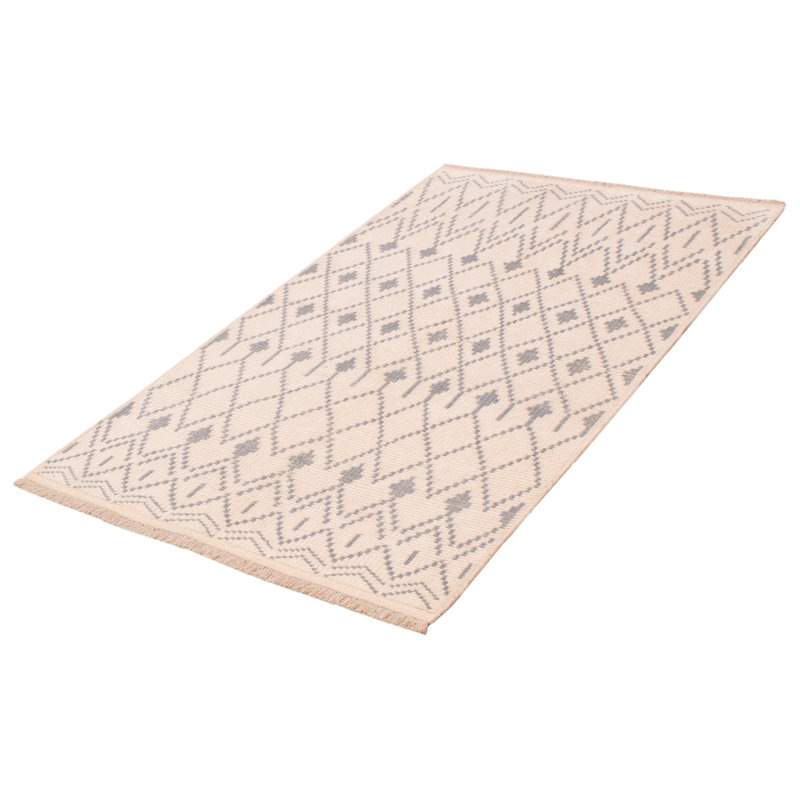 Tapis unique en laine nouvel âge 5 pi 1 po x 8 pi 1 po Grogan