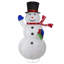 Décoration de Noël extérieure en forme de bonhomme de neige 71 po