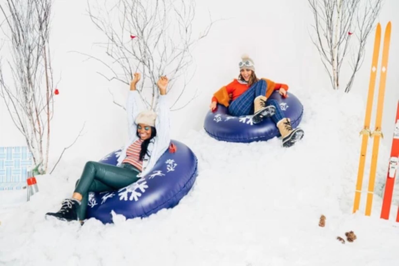 GoSports Traîneau à neige de qualité supérieure à double paroi Gosports  pour 2 personnes - bleu et Commentaires - Wayfair Canada