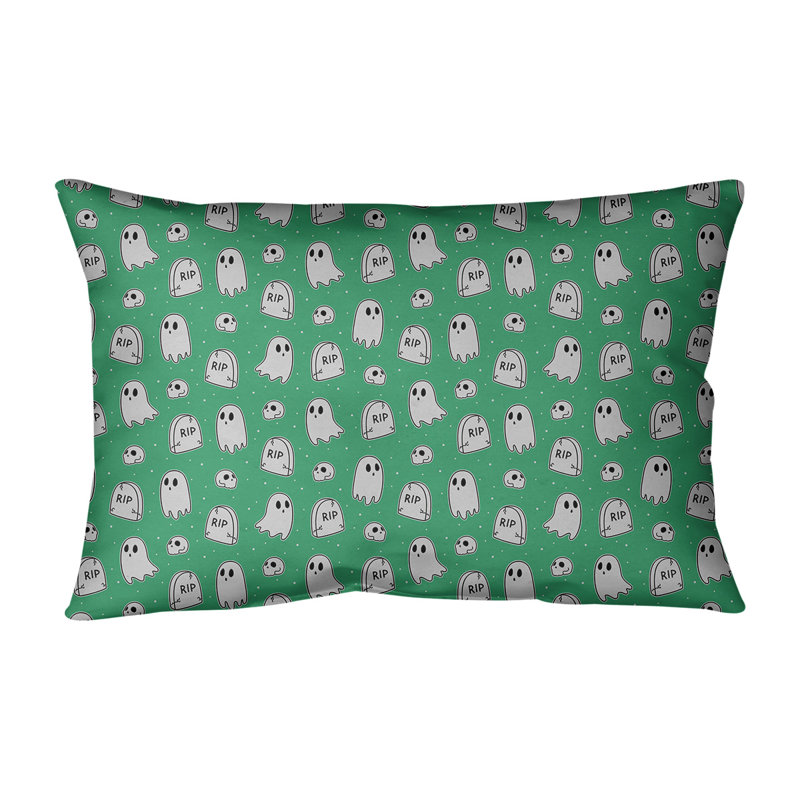 Coussin lombaire intérieur / extérieur Katelyn Elizabeth, Vert