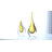 Amber 11'' Glass Table Vase