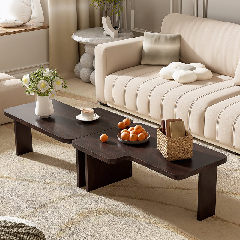 Ensemble de tables basses U-Can, Espresso
