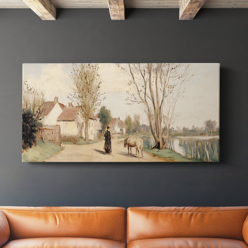 Série paysage - CXC - Toile tendue avec châssis - Prêt à accrocher, H 16 po x l 32 po