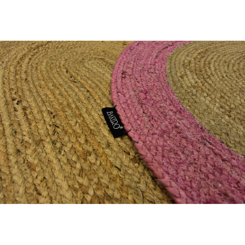 Roberta Hand Woven Area Rug, Round 120cm
