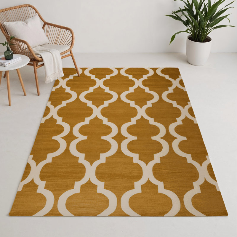 Tapis brun intérieur et extérieur Trellis, Rectangle 9 pi x 12 pi