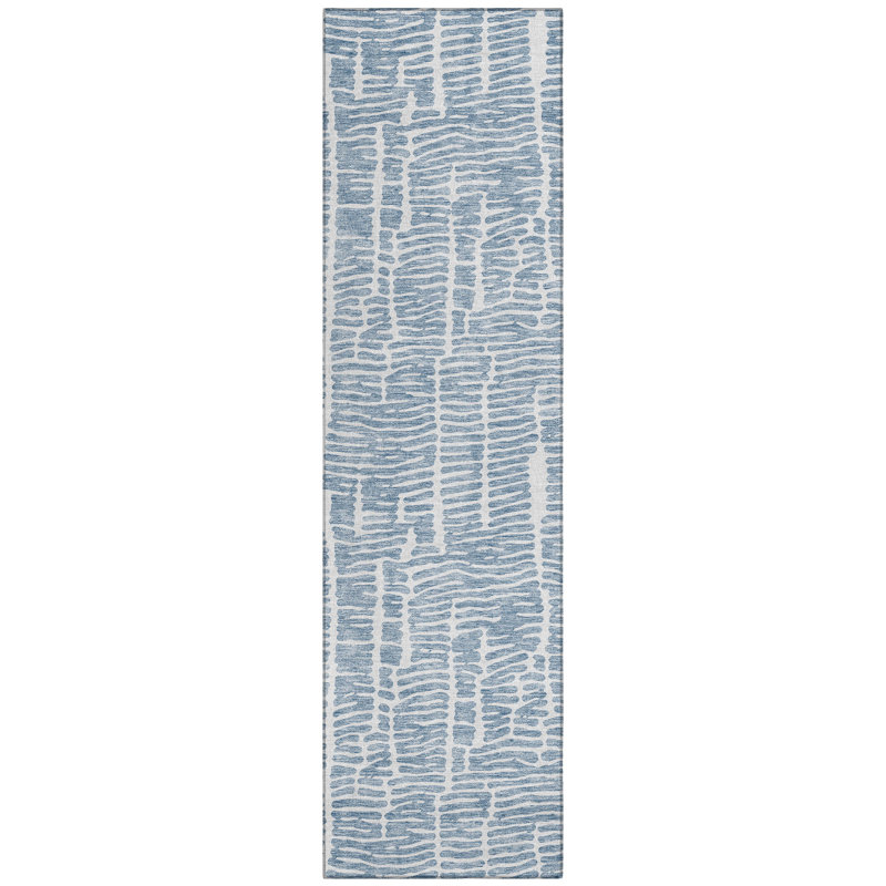 Malchow Washable Abstract Indoor / Outdoor Rug, Runner 2'3" x 7'6"
