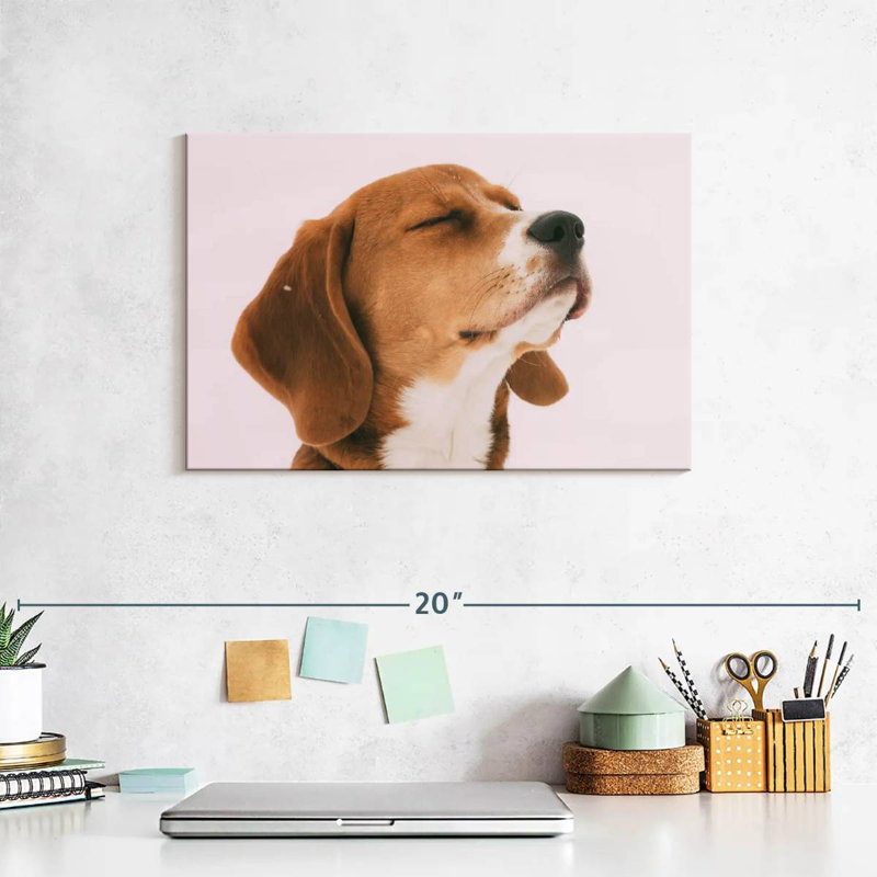 Brampt Beagle, 8" H x 12" W