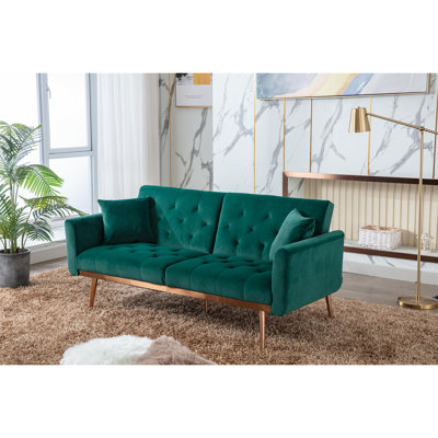Barsha 68.1 " Velvet Sofa
