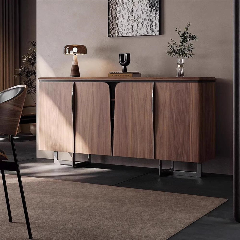 Simple And Practical Sideboard, 33.46" H x 55.12" W x 15.75" D