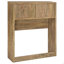 Lit escamotable pleine grandeur Farmhouse avec station de charge, lit plateforme pliable avec grand tiroir de rangement