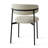 Modern 7-Piece Dining Set With Rectangular Wood Table And Upholstered Curved Back Chairs-1448258292