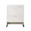 Armoire de rangement fonctionnelle pour chaussures avec espace cubique - Compartiments pliables modernes pour chambre blanche