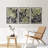 Abstract Green Geometric Flower Leaf Nature Art Prints Mid-Century Modern Boho Wall Art Living Room-102833278-102833279
