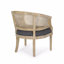 Chaise d'appoint en bois d'hévéa-381713686