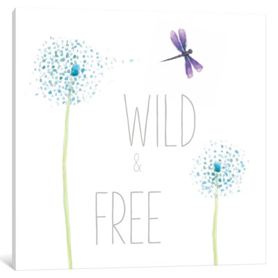 «Wild and Free», peinture sur toile tendue