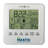 Weather View Modern & Contemporary Digital Alarm Tabletop Clock, LCD Display with Temperature, Humidity, and Moon Phase