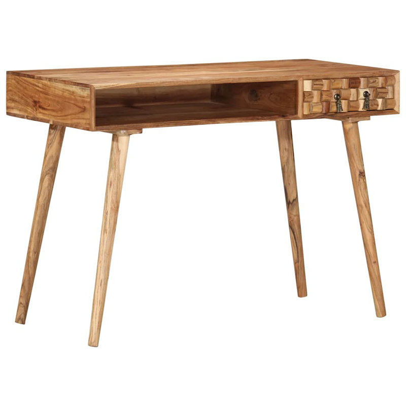 Alpen Home Writing Desk 110X50x76 Cm Solid Wood Acacia