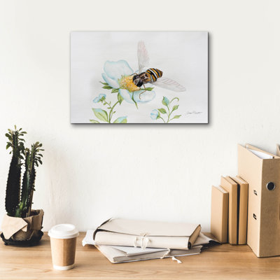 Toile épique «Bee in Watercolor» par Jean Plout Graffiti épique, 18 po x 12 po