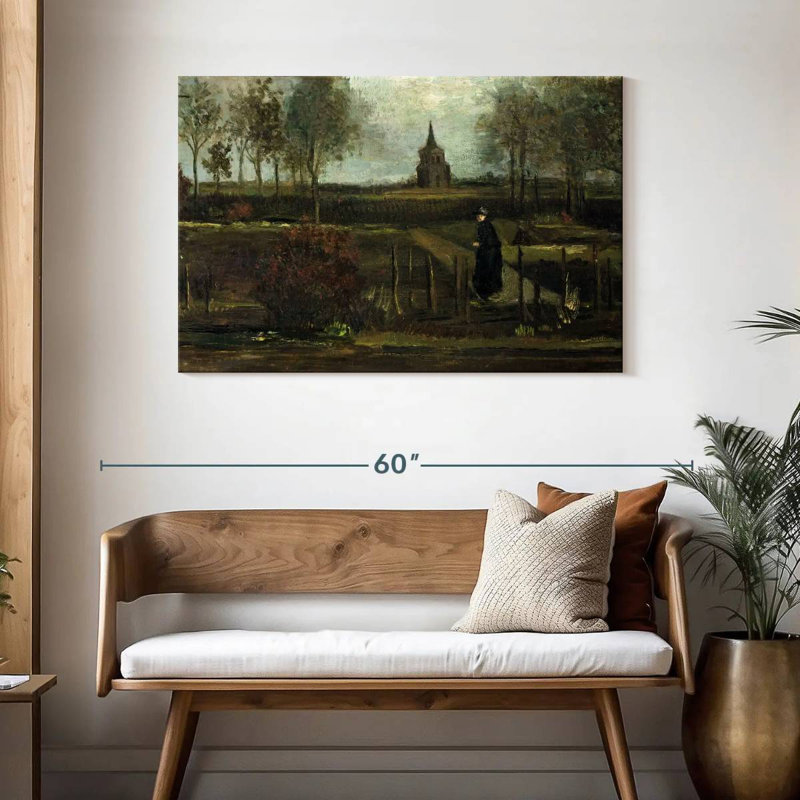 Le jardin Parsonage à Nuenen, 30" H x 45" W