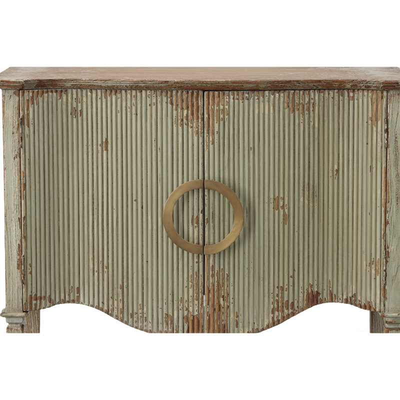 Willow Solid Wood Sideboard, Gray