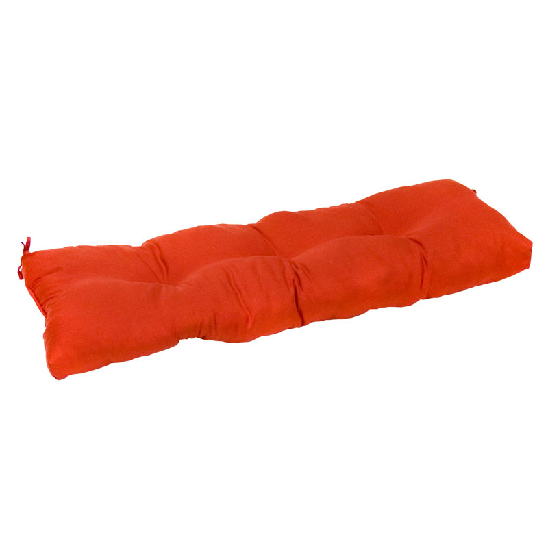 Shipton Outdoor Bench Seat Cushion, Salsa, 5", 51" W x 18" D
