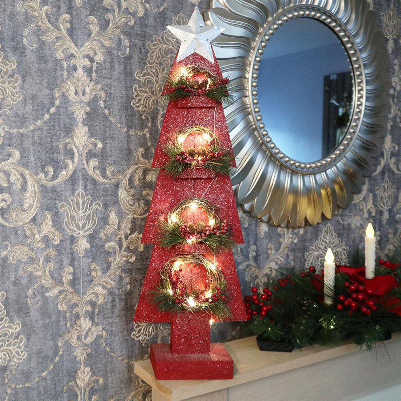 No Holiday Shaped Ornament, Red, 31 cm x 17.5cm x 6cm