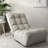 Multifunctional Reclining Chair - For Meditating & Reading Gray Metal Comfortable Folding For , Space Saving