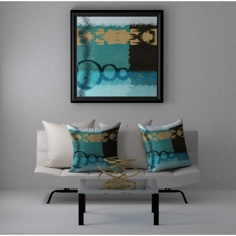 Housse de coussin carrée/insert, 18" x 18"