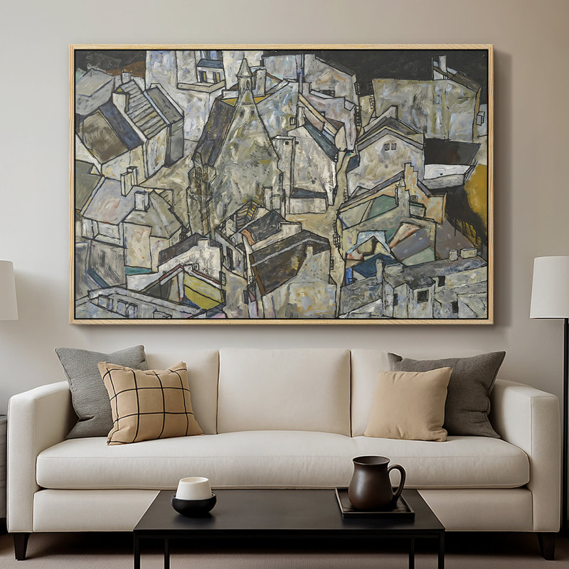 «Mödling II» par Egon Schiele, Naturel, 26 x 40