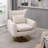 360-Degree Swivel Accent Chair with a Pillow-2073398136