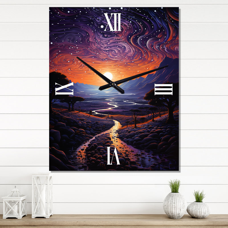 Jairen - Horloge murale africaine, H 40 po x l 30 po x P 1 po