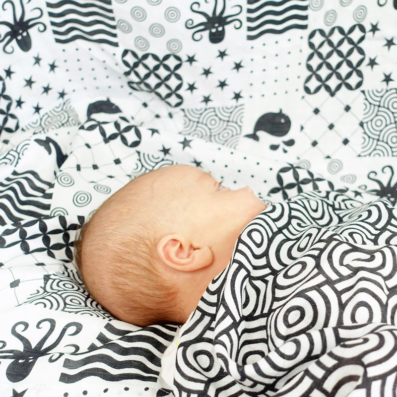 MuslinZ Sensory Cotton Blend Receiving Blanket