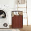 Panier à linge en bambou naturel avec couvercle et poignées, doublure amovible, idéal pour la salle de bain, la chambre à coucher et la salle de lavage-700364861-700364862