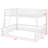 Floor Bunk Bed Frame With Ladder And Safety Guardrails-429480457-429480459