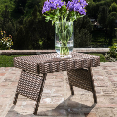 Table artificielle avec cadre en fer de couleur - P 16 po x l 24 po H 15,75 po, fabriquée à la main, aucun cadre d'étude requis, fabriqué à la main