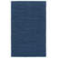 Tapis bleu marine en laine et en coton tissé à la main Amira-712414899