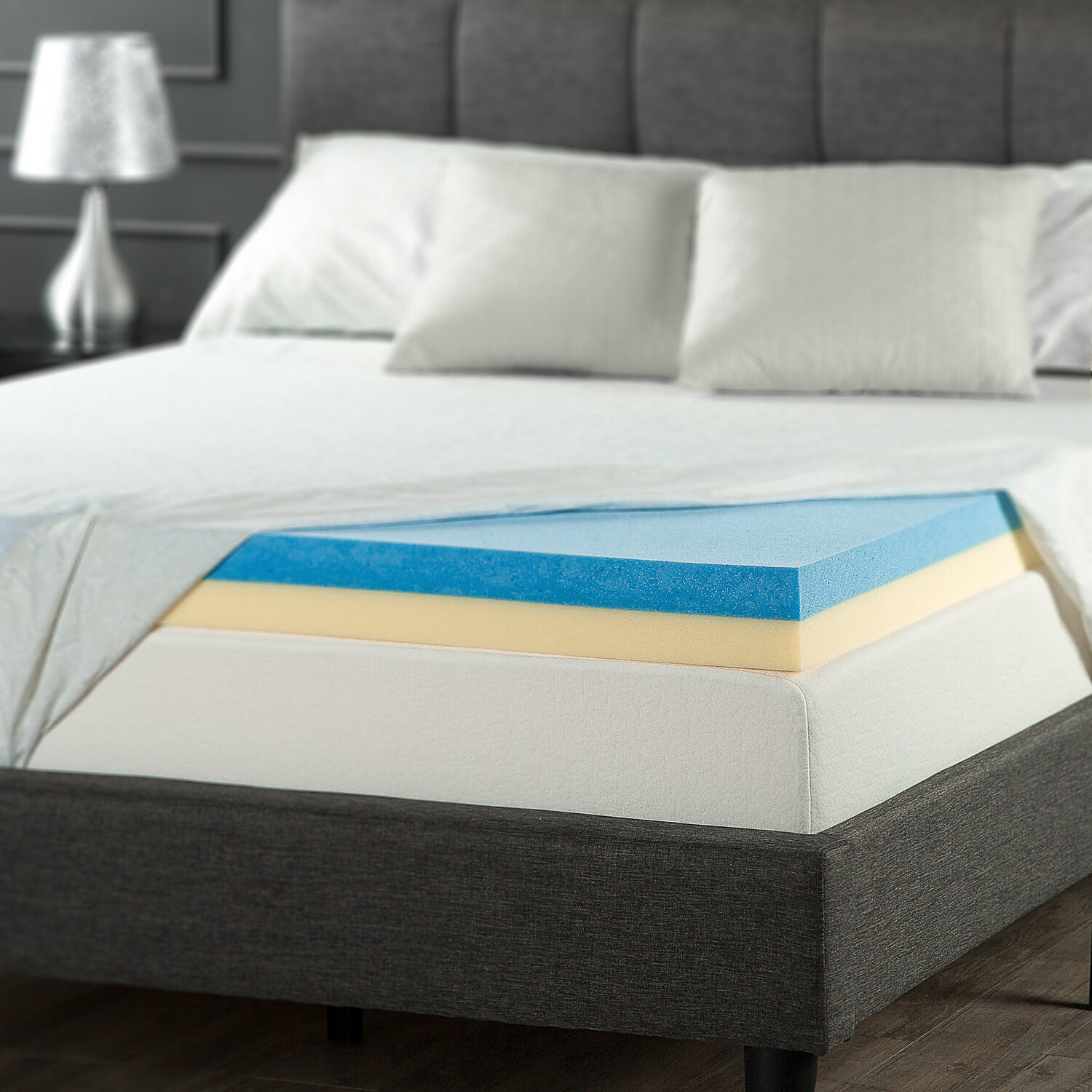 3 Cool Drift Gel Memory Foam Mattress Topper