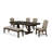 Thorin 6 - Person Extendable Trestle Dining Set