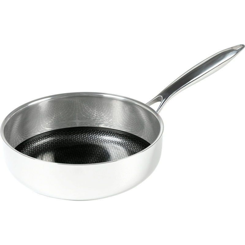 Black Cube Hybrid Quick Release Saute Pan with Lid, 10" Diameter