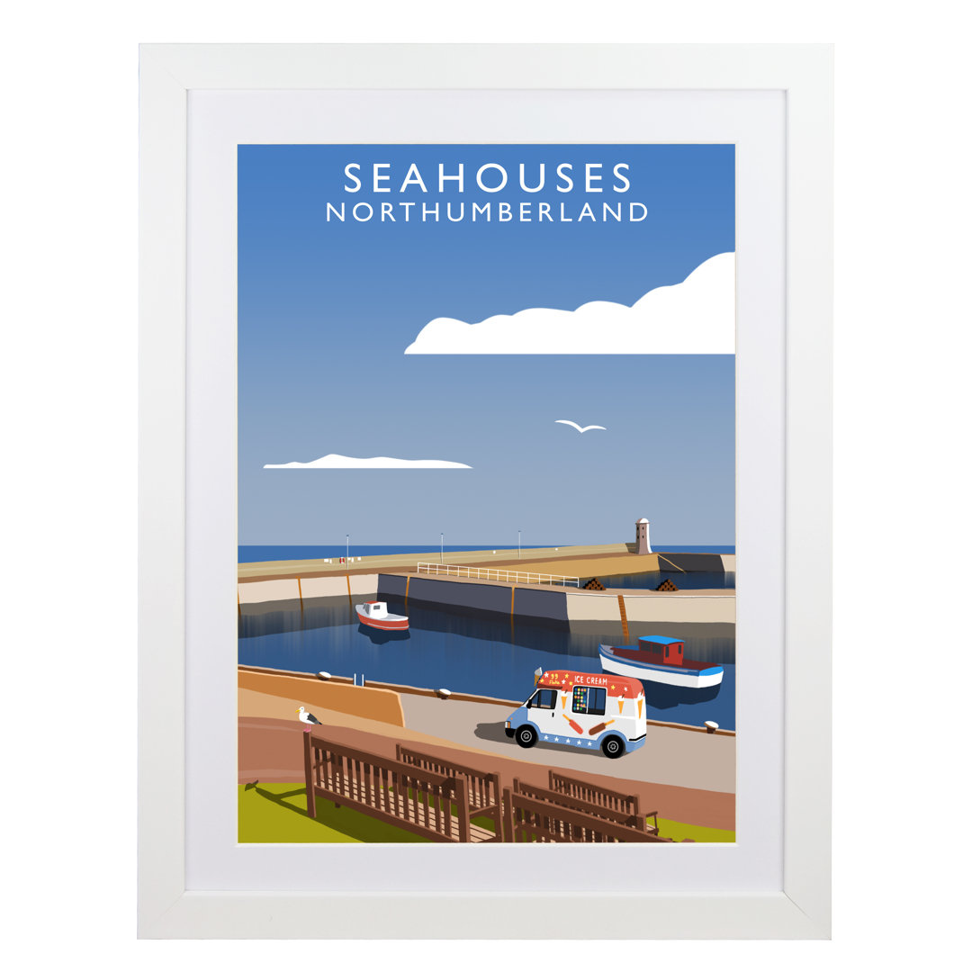 'Seahouses' Graphic Art