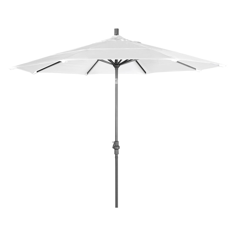 Parasol de marché Broadmeade octogonal Sunbrella, Blanc - oléfine