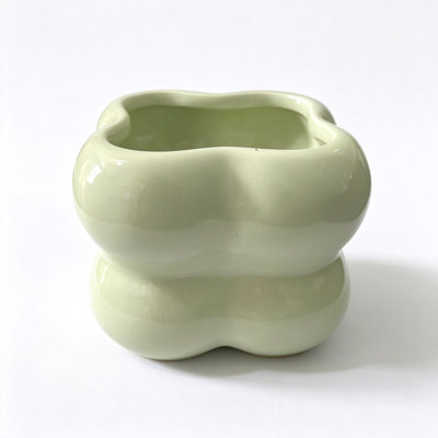 Pot à fleurs Celadon - Céramique verte